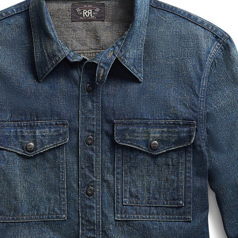 Double RL『SELVEDGE DENIM WORK SHIRT』(AVERS WASH)
