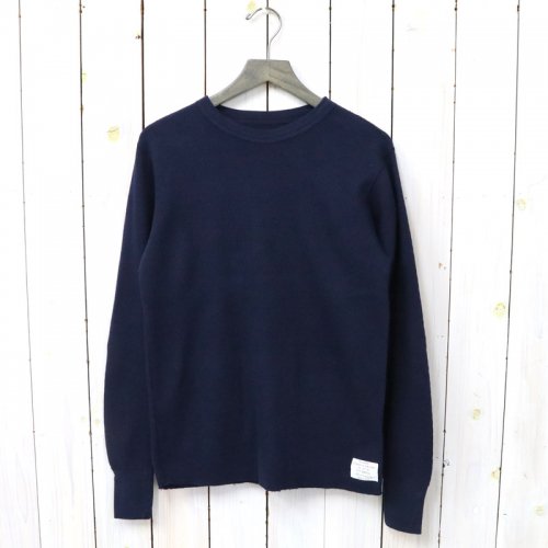 ANATOMICA『THERMAL L/S TEE』(Navy)