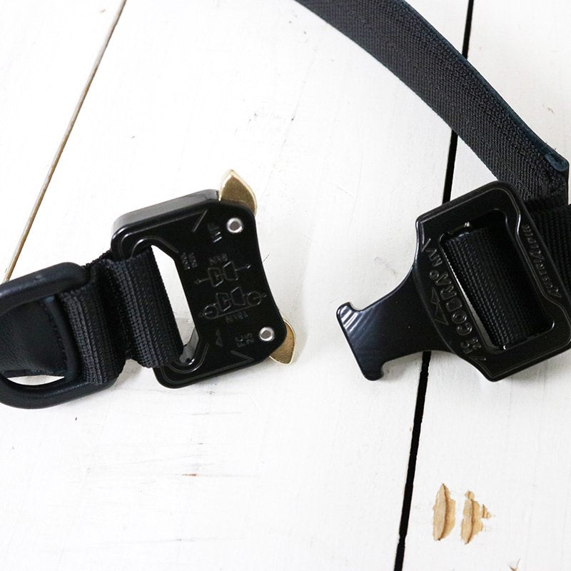 BAGJACK : NXL 25mm leather belt (black buckle)
