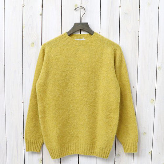 John Tulloch『SEAM FREE HEAVY BRUSH CREW NECK SADDLE SHOULDER P/O』(NUGGET)