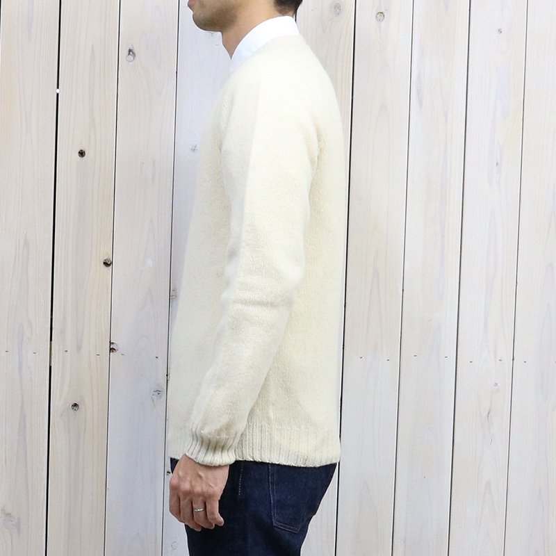 INVERALLAN『Crew Neck Sweater-Saddle』(Cream)