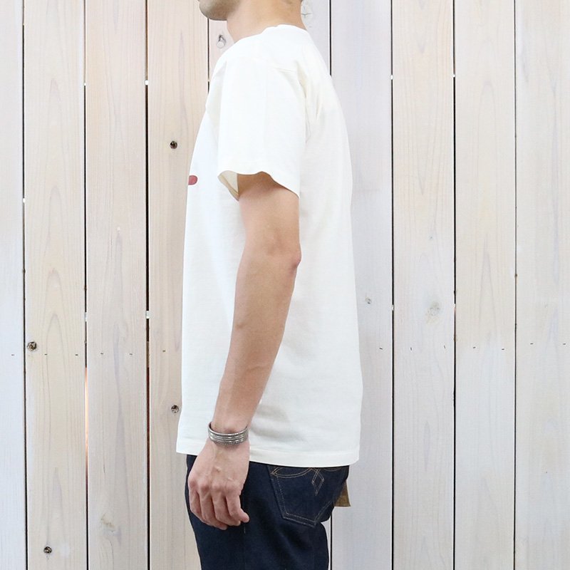 Double RL『RRL LOGO COTTON JERSEY TEE』(NATURAL)