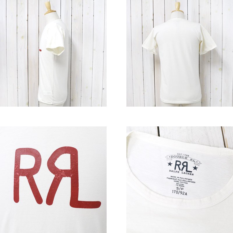 Double RL『RRL LOGO COTTON JERSEY TEE』(NATURAL)