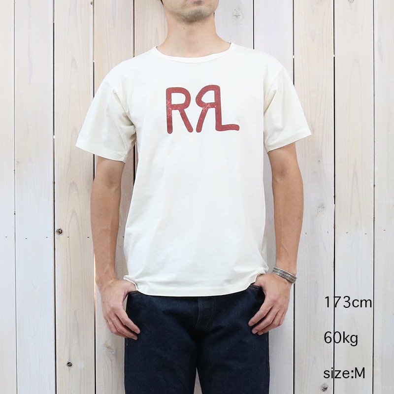 Double RL『RRL LOGO COTTON JERSEY TEE』(NATURAL)