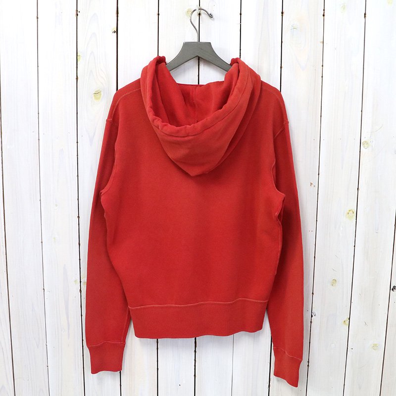 Double RL『LOGO FLEECE HOODIE』(FADED RED)