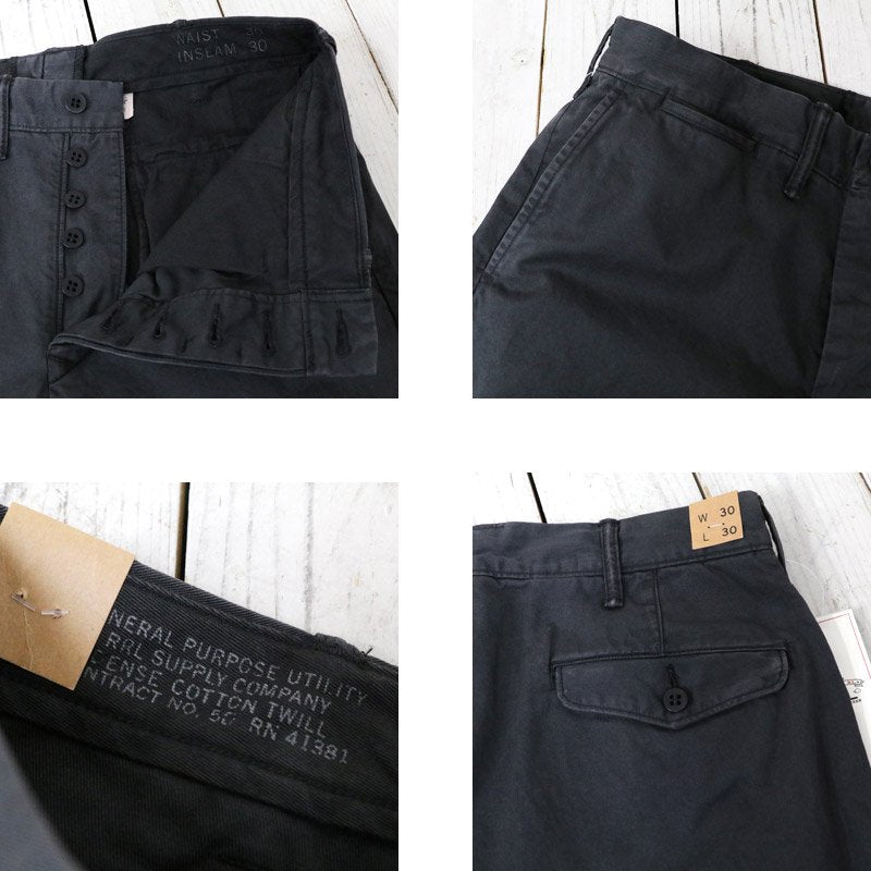 Double RL『SLIM FIT COTTON CHINO』(FADED BLACK)