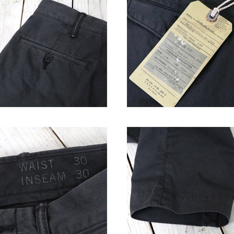 Double RL『SLIM FIT COTTON CHINO』(FADED BLACK)