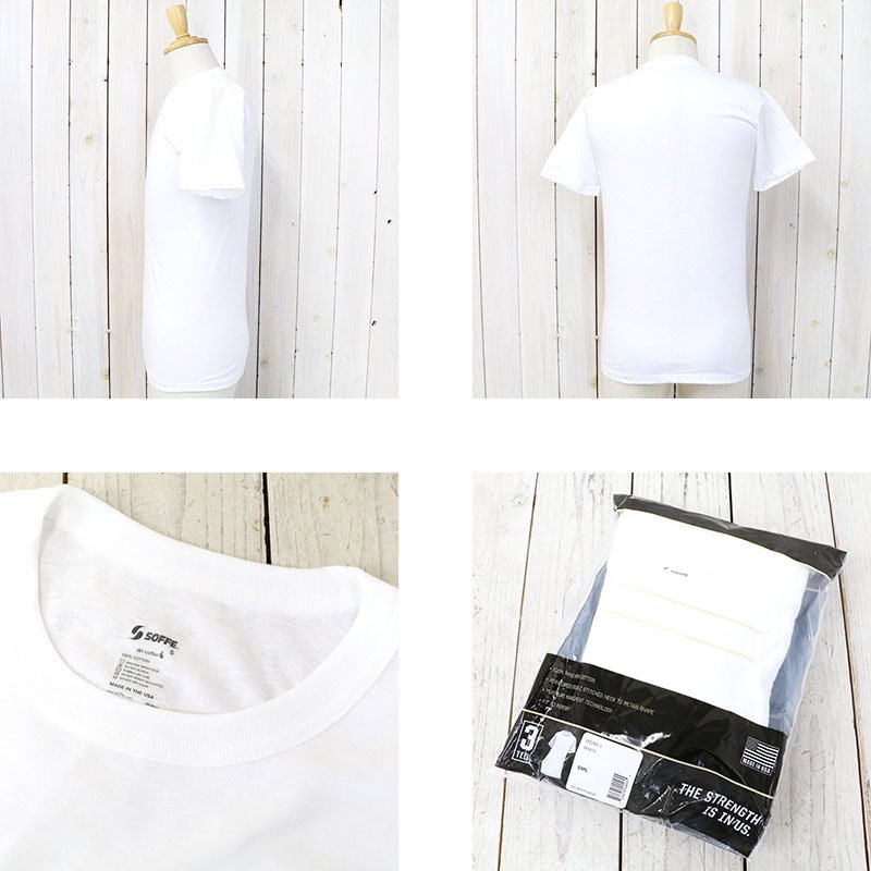 SOFFE『MILITARY 3 PACK TEE』(WHITE)
