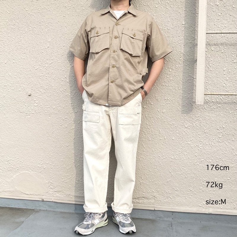 SASSAFRAS『GARDEN TOUGH PANTS(CANVAS)』(NATURAL)