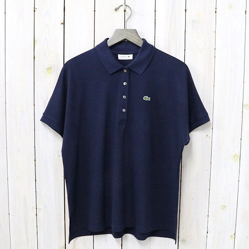 LACOSTE『ボックスシルエットポロ』(ネイビー)