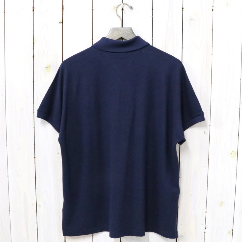 LACOSTE『ボックスシルエットポロ』(ネイビー)