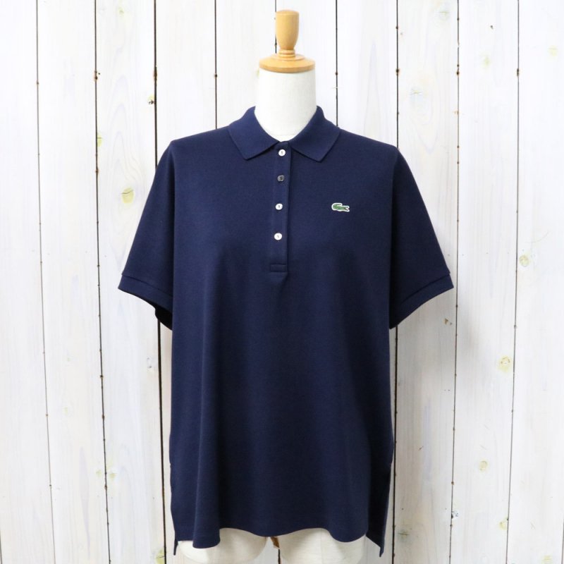 LACOSTE『ボックスシルエットポロ』(ネイビー)