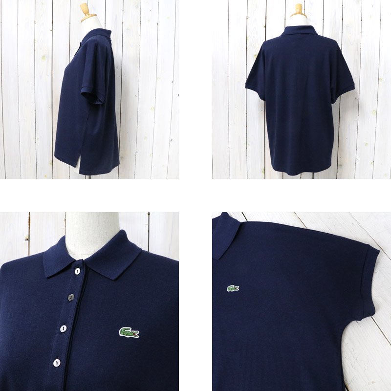 LACOSTE『ボックスシルエットポロ』(ネイビー)