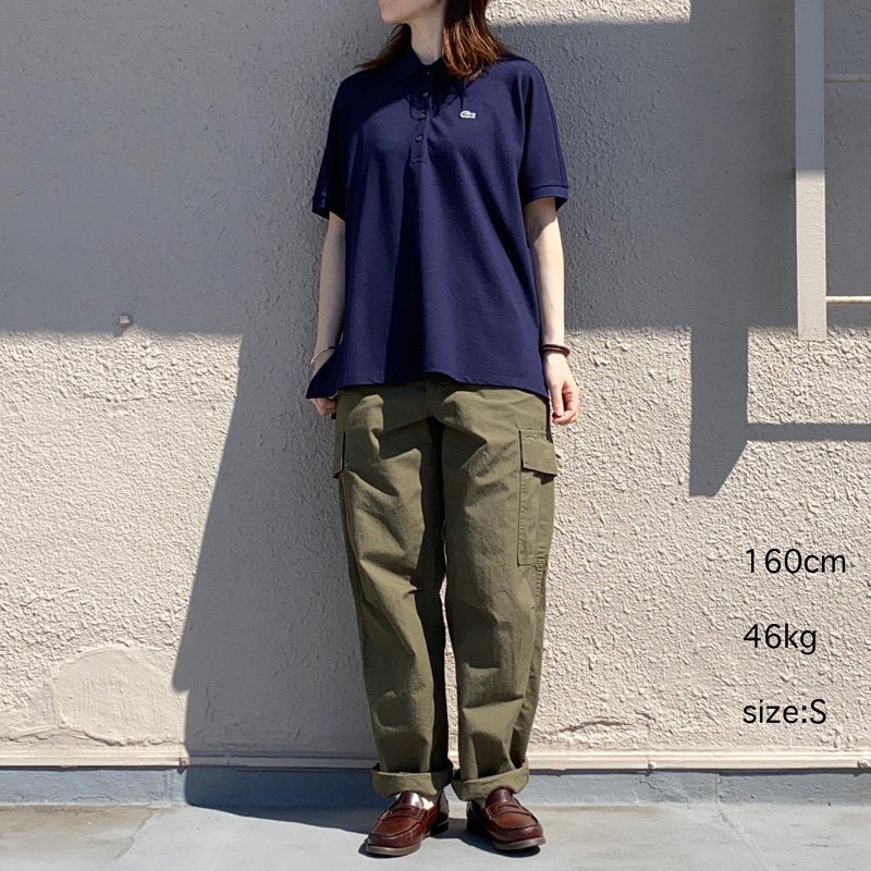 LACOSTE『ボックスシルエットポロ』(ネイビー)