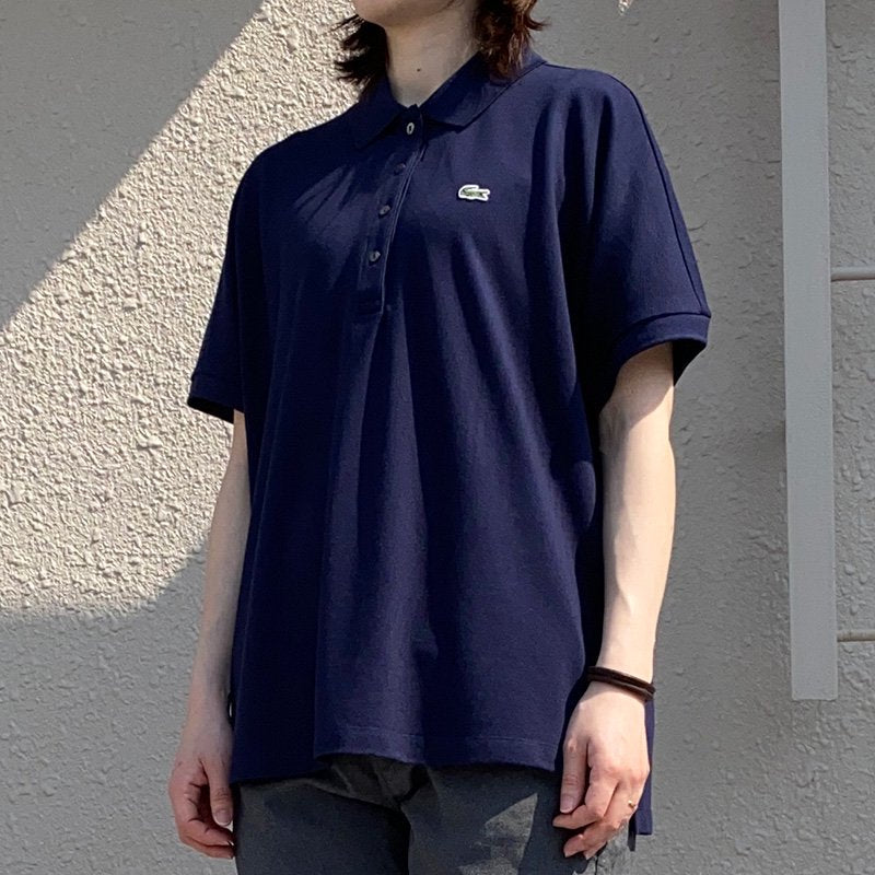 LACOSTE『ボックスシルエットポロ』(ネイビー)