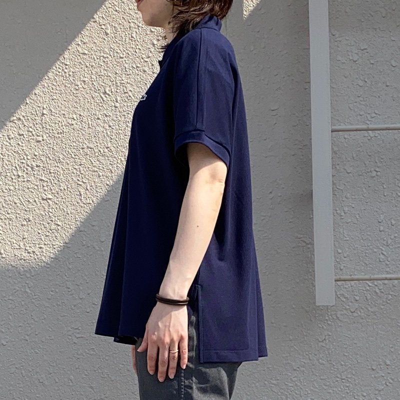 LACOSTE『ボックスシルエットポロ』(ネイビー)