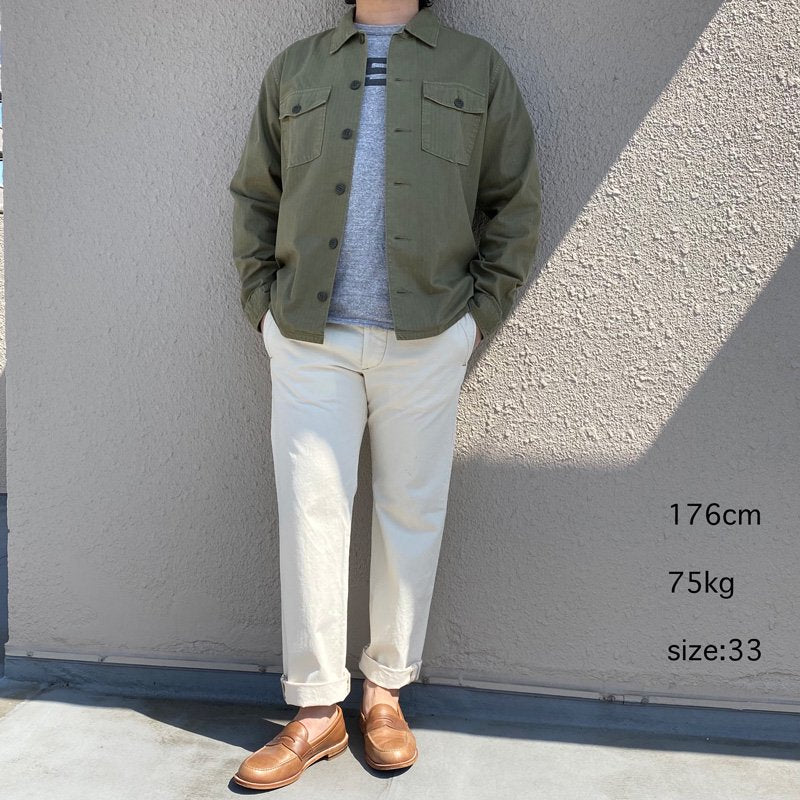 Double RL『TWILL PANT』(NATURAL W SEED)