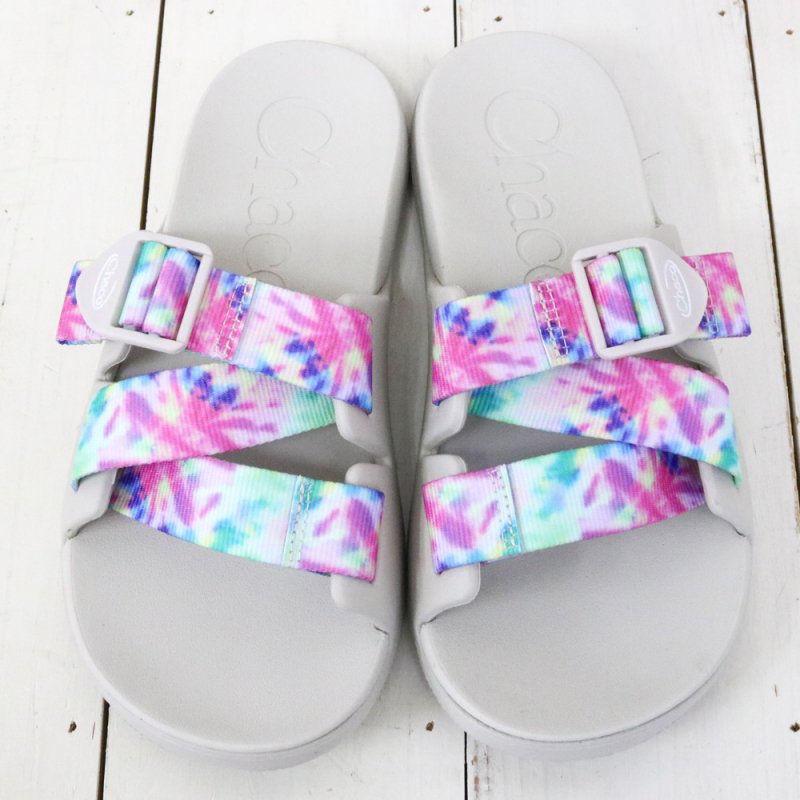 【SALE30%OFF】Chaco : W’s CHILLOS SLIDE (LIGHT TIE DYE)