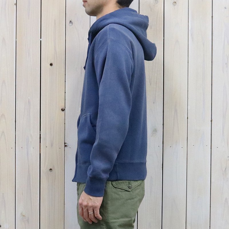 Double RL : FLEECE FULL-ZIP HOODIE (ERASMUS NAVY)