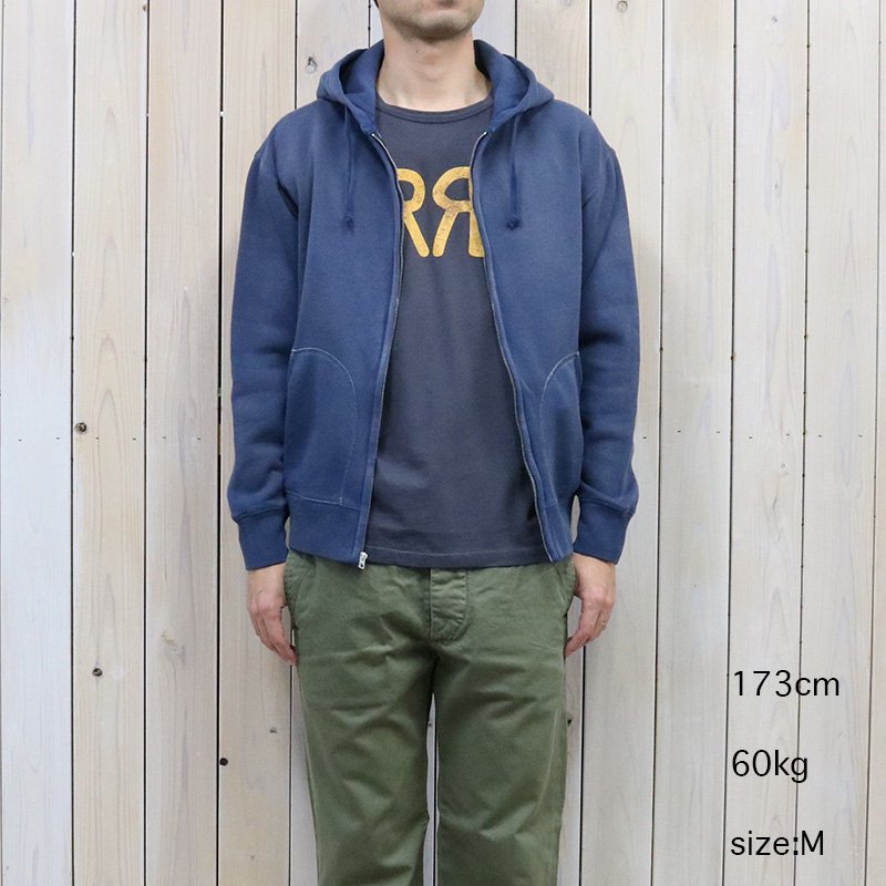 Double RL : FLEECE FULL-ZIP HOODIE (ERASMUS NAVY)