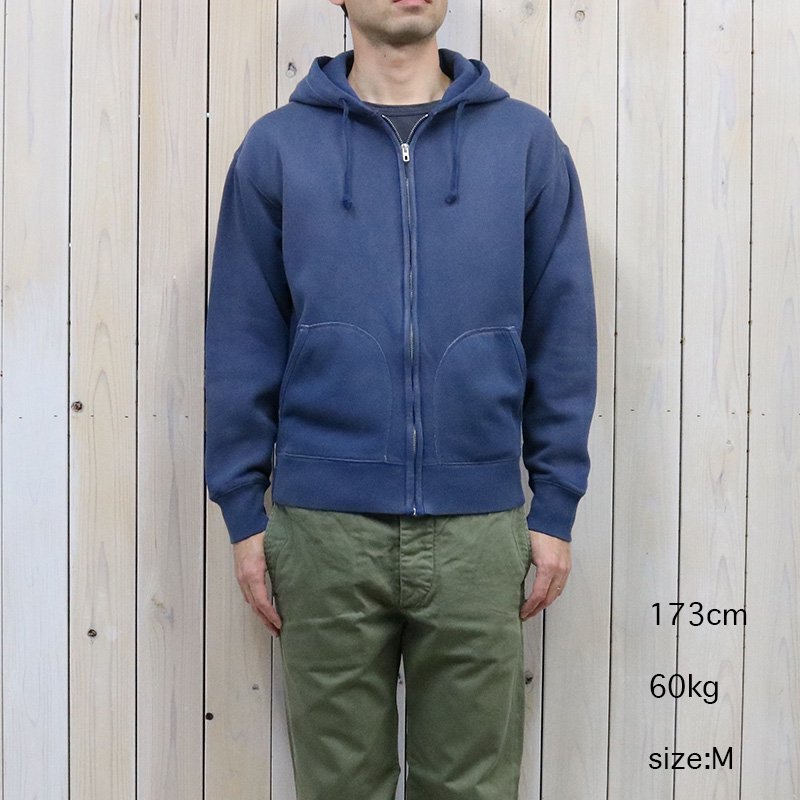 Double RL : FLEECE FULL-ZIP HOODIE (ERASMUS NAVY)