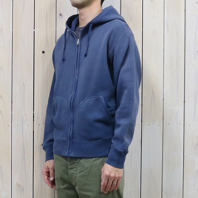 Double RL : FLEECE FULL-ZIP HOODIE (ERASMUS NAVY)