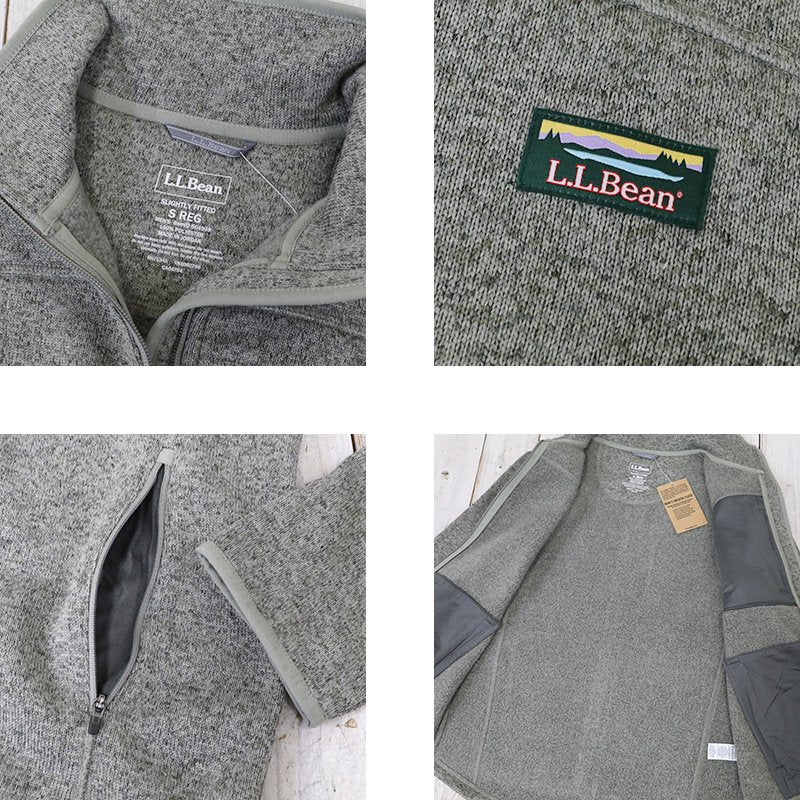 L.L.Bean『L.L.Bean Sweater Fleece Full-Zip Jacket』(Eucalyptus)