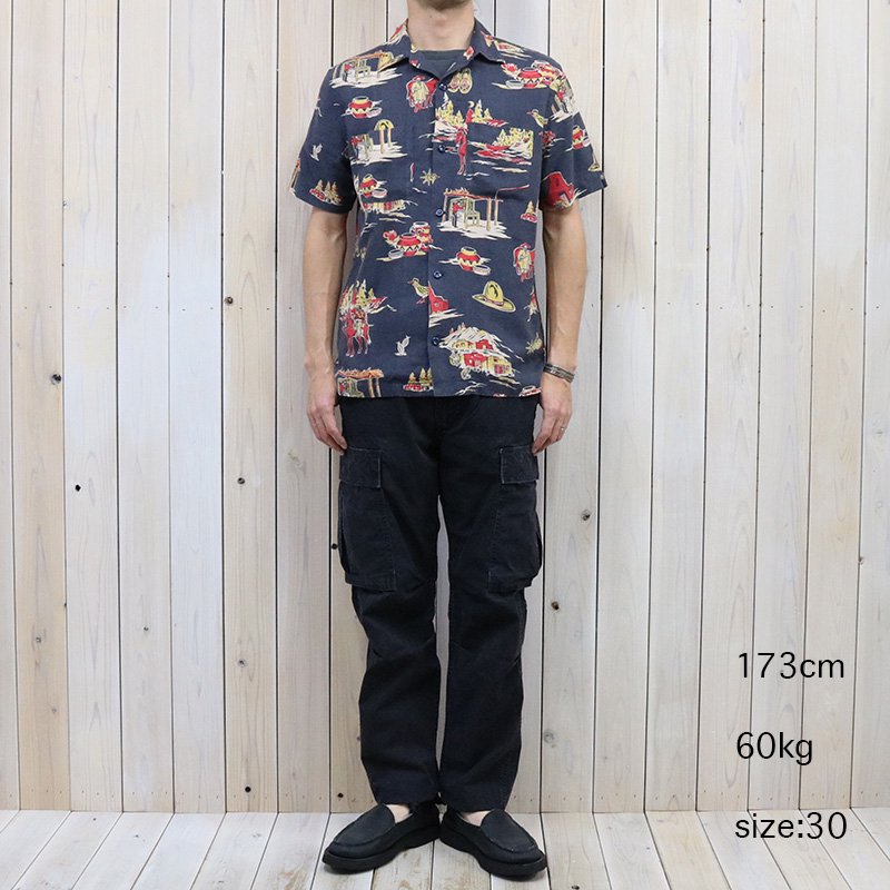 Double RL : CANVAS SURPLUS CARGO PANT (BLACK)