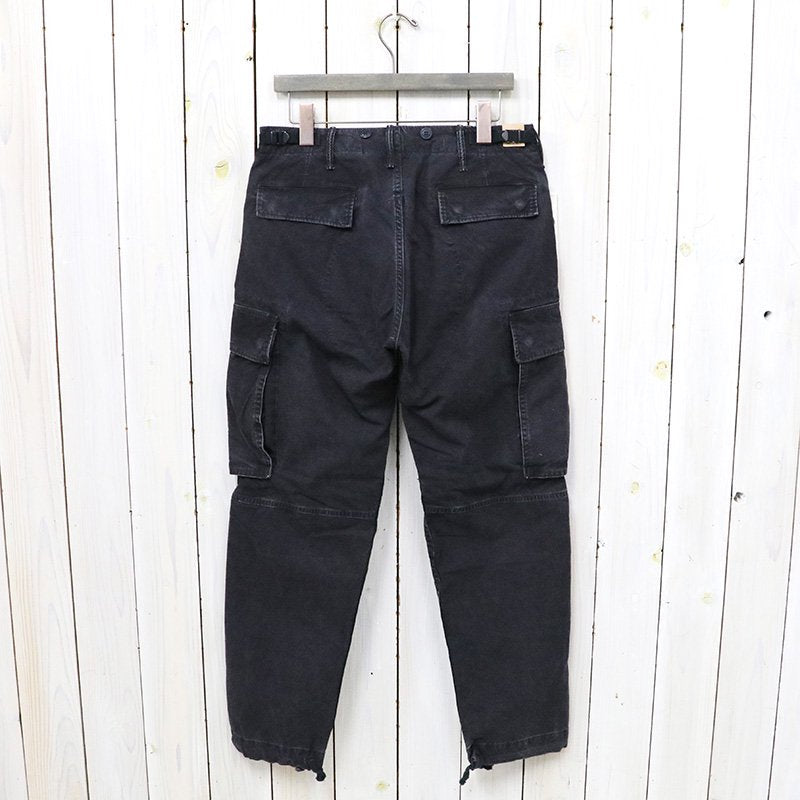 Double RL : CANVAS SURPLUS CARGO PANT (BLACK)