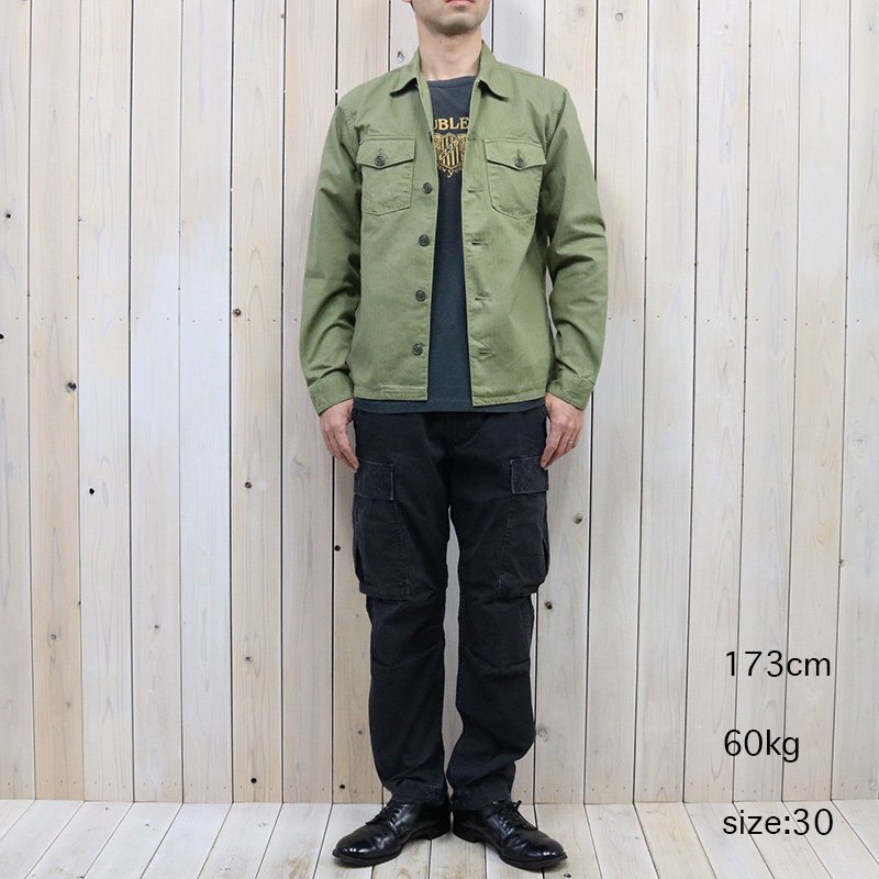 Double RL : CANVAS SURPLUS CARGO PANT (BLACK)