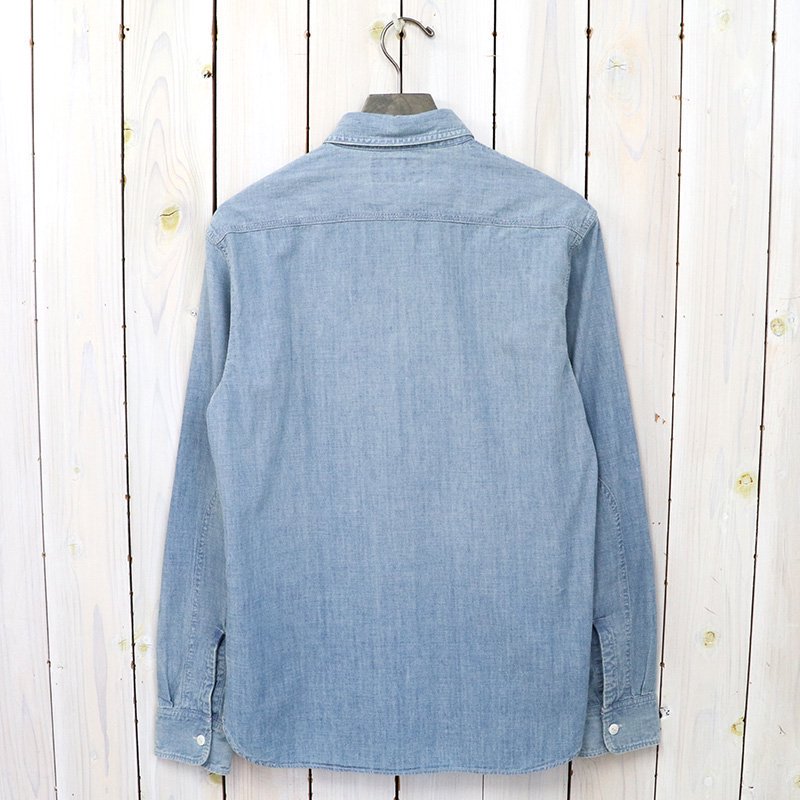 Double RL : INDIGO CHAMBRAY WORK SHIRT (MEDIUM WASH)