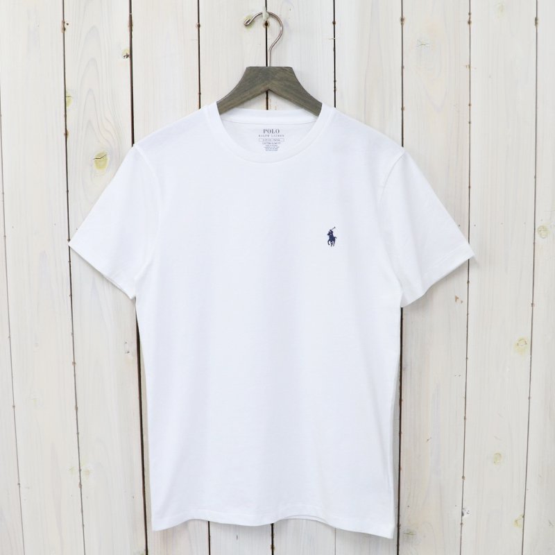 POLO RALPH LAUREN『カスタム スリム クルーネック Tシャツ』(WHITE)