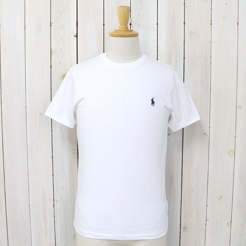 POLO RALPH LAUREN『カスタム スリム クルーネック Tシャツ』(WHITE)