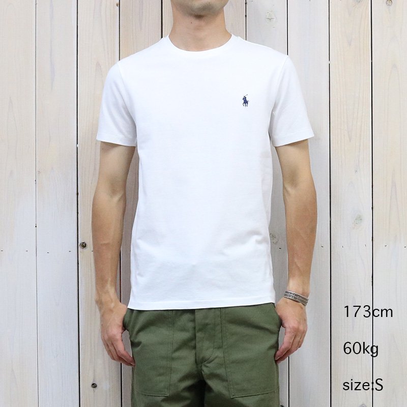 POLO RALPH LAUREN『カスタム スリム クルーネック Tシャツ』(WHITE)