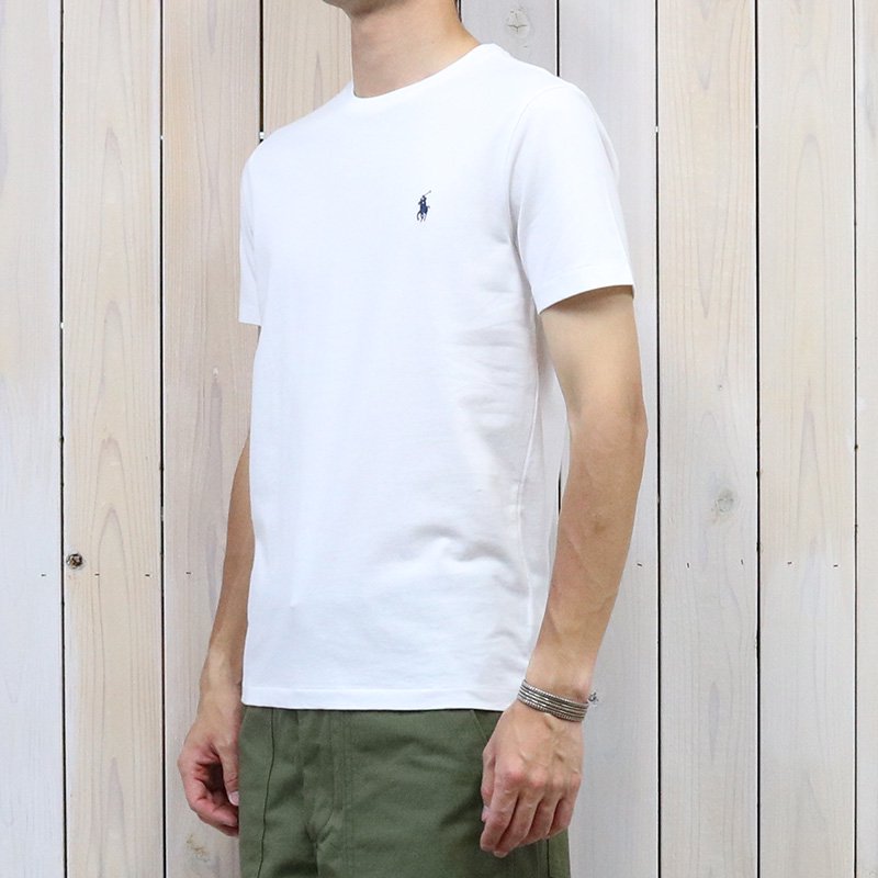 POLO RALPH LAUREN『カスタム スリム クルーネック Tシャツ』(WHITE)