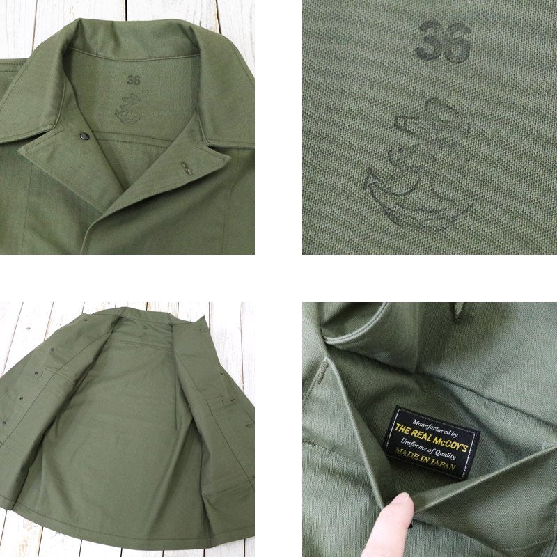 The REAL McCOY’S『U.S.N. JACKETS HERRINGBONE TWILL』