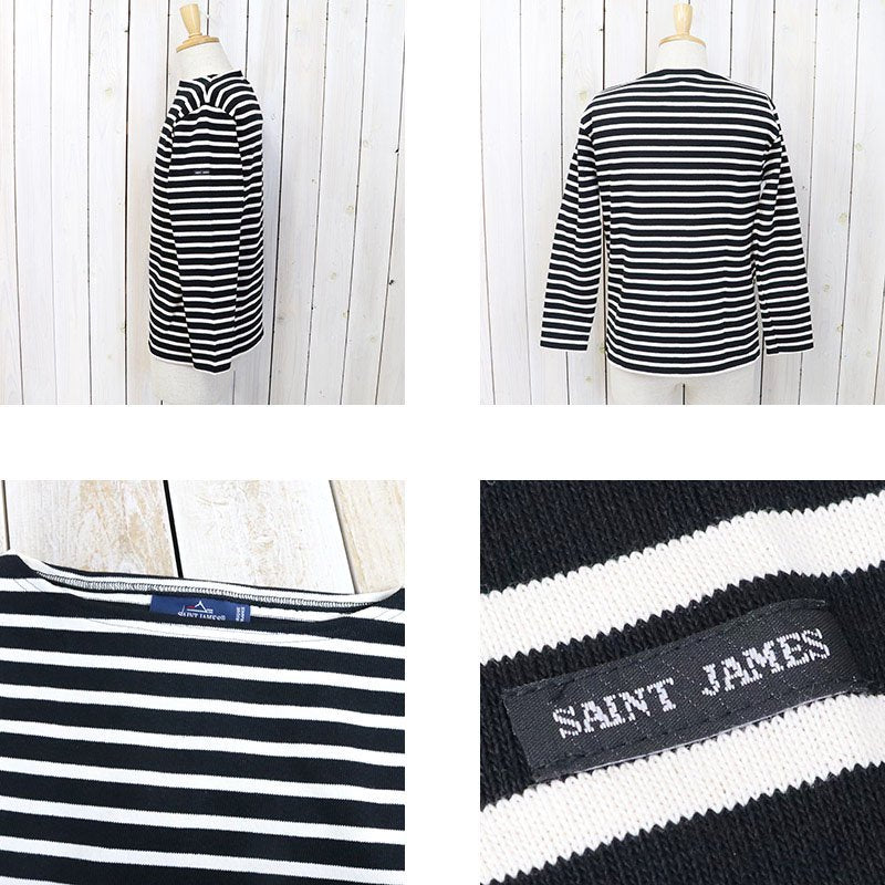 SAINT JAMES『OUESSANT』(NOIR/ECRU)