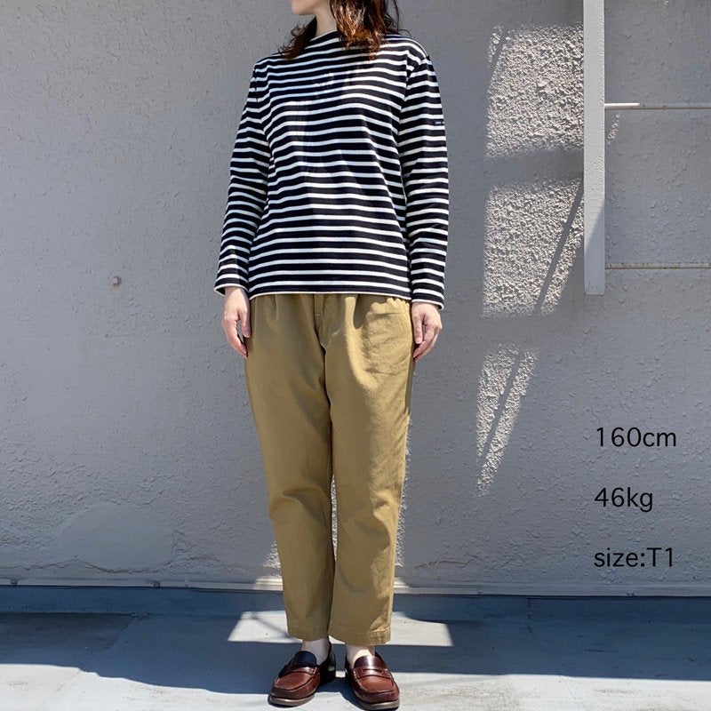 SAINT JAMES『OUESSANT』(NOIR/ECRU)