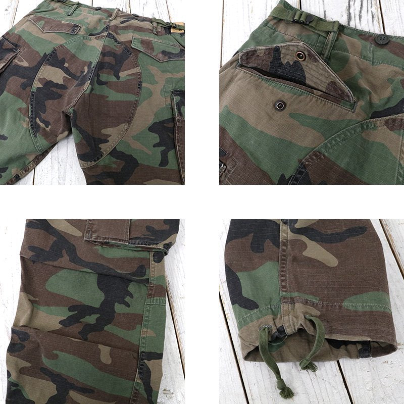 Double RL : CAMO RIPSTOP CARGO PANT (WOODLAND CAMO)