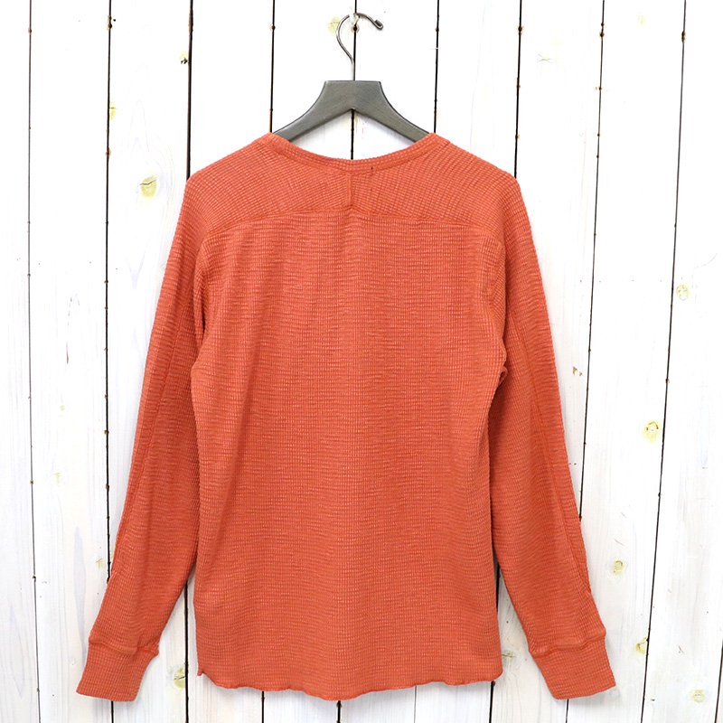Double RL『WAFFLE-KNIT CREWNECK』(ORANGE)