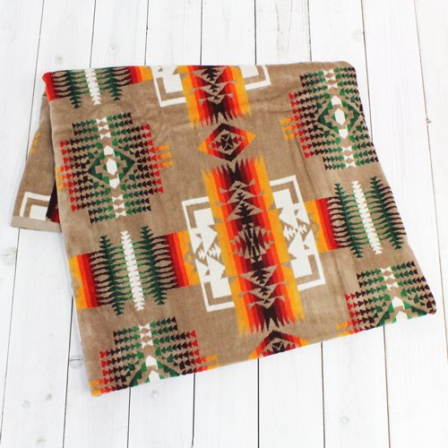 PENDLETON『JACQUARD TOWEL OVER SIZE』(Chief Joseph-Khaki)