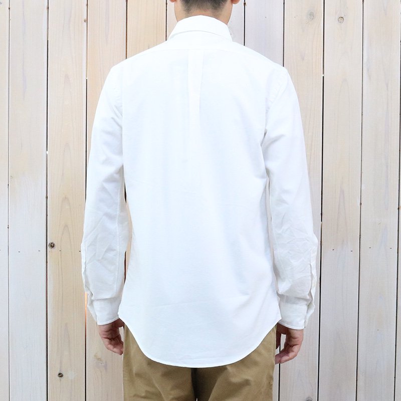 POLO RALPH LAUREN『カスタムフィット ボタンダウン オックスフォードシャツ』(WHITE)