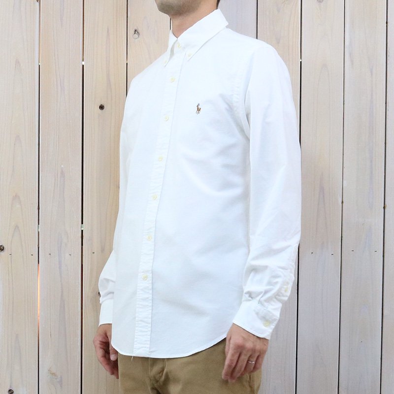 POLO RALPH LAUREN『カスタムフィット ボタンダウン オックスフォードシャツ』(WHITE)