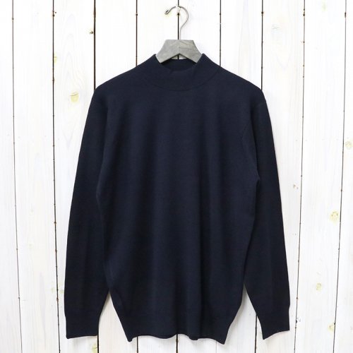 JOHN SMEDLEY『A4546(長袖モックネック)』(MIDNIGHT)