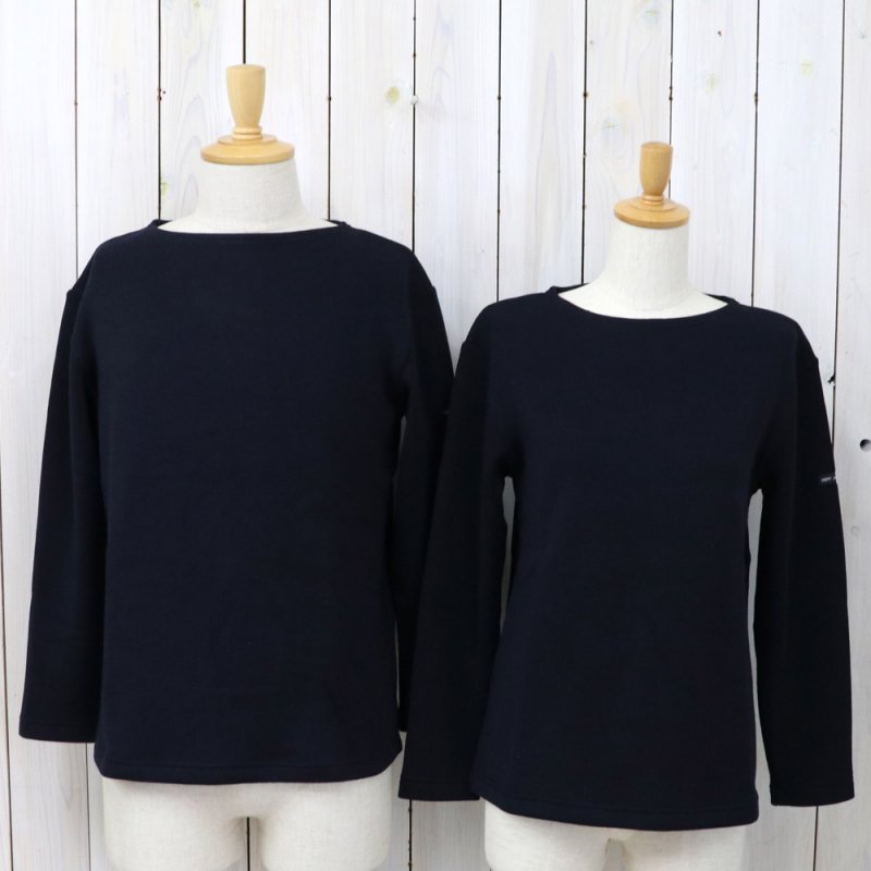 SAINT JAMES『DOUBLEFACE SWEATER』(NAVY)