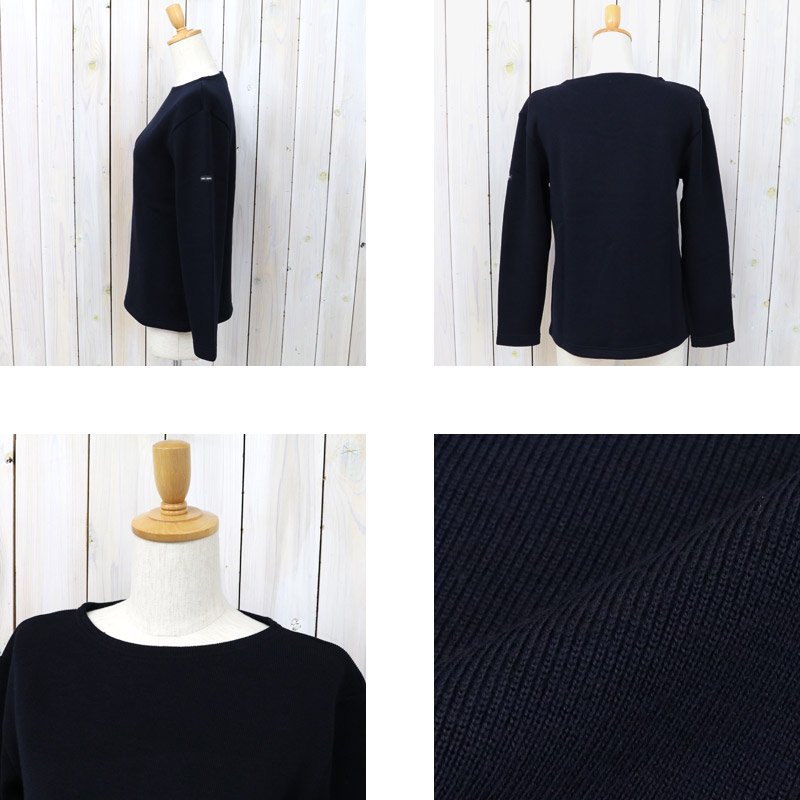 SAINT JAMES『DOUBLEFACE SWEATER』(NAVY)