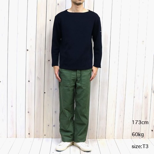 SAINT JAMES『DOUBLEFACE SWEATER』(NAVY)