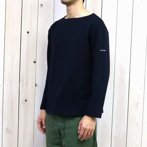 SAINT JAMES『DOUBLEFACE SWEATER』(NAVY)
