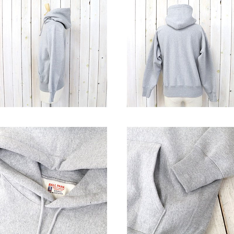 JOE McCOY『HEAVYWEIGHT HOODED SWEATSHIRT』(MEDIUM GRAY)