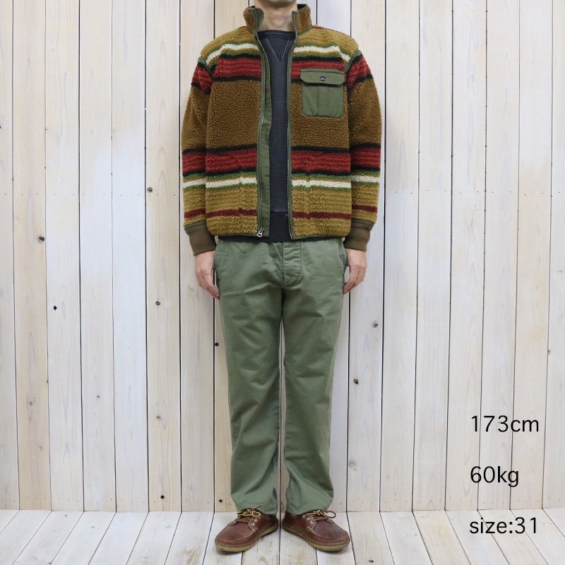Double RL : COTTON CHINO TROUSER (OLIVE)